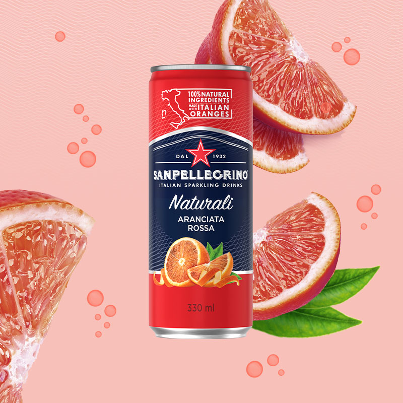 Sanpellegrino Aranciata Rossa: blood orange drink | Sanpellegrino