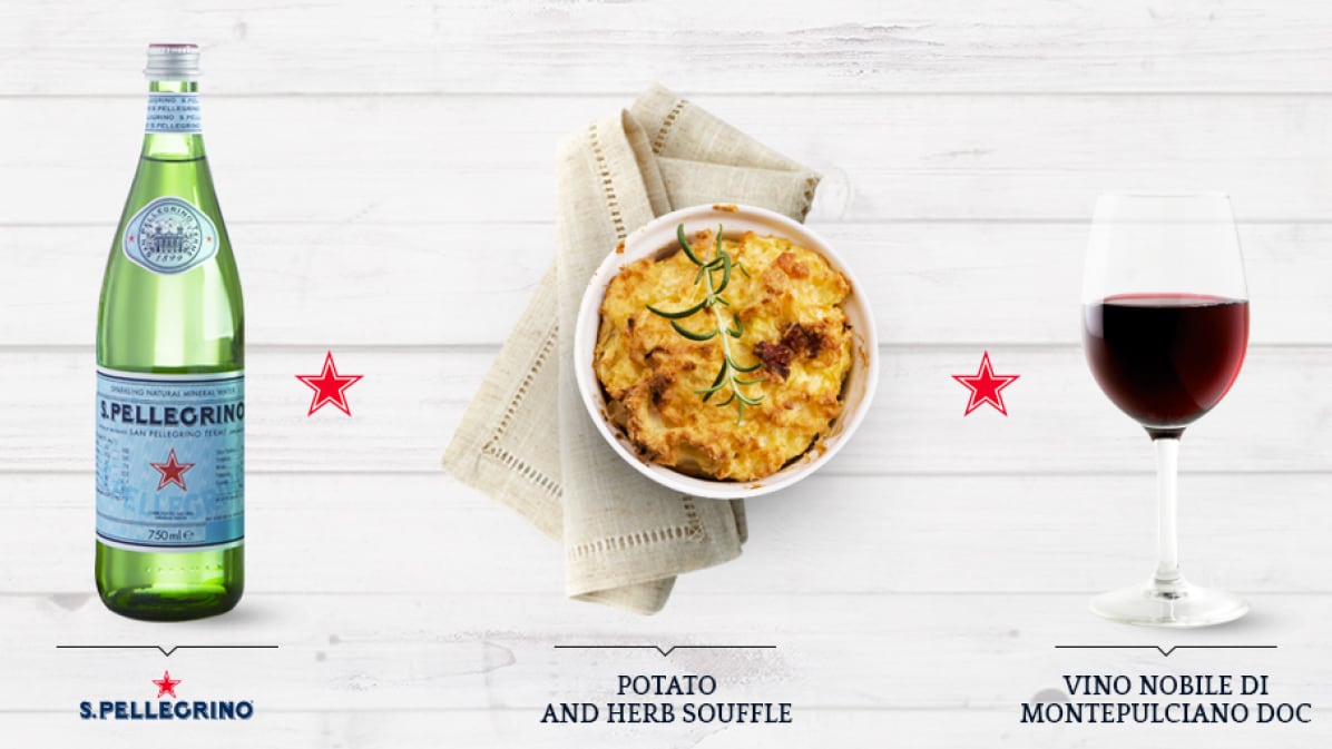 Potato and Herbe Souffle