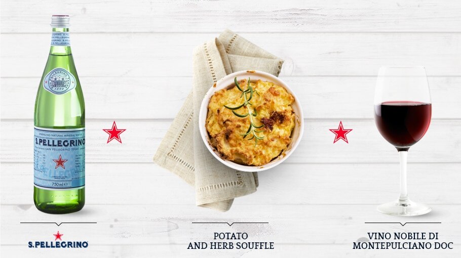 Sanpellegrino perfect pairing souffle