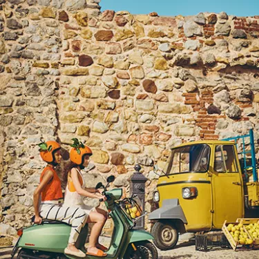 holiday in southern italy on motorcycle