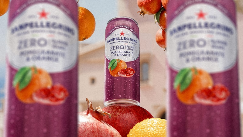 sanpellegrino pomegranate orange zero can thumb
